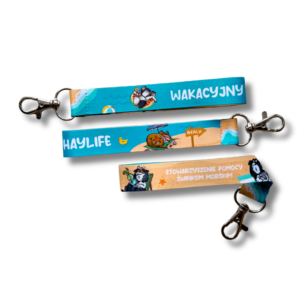 Smyczka do kluczy w 3 wariantach: Wakacyjny, Haylife, SPŚM